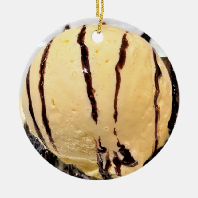 Eiscreme Foto Ornament (Vorne)
