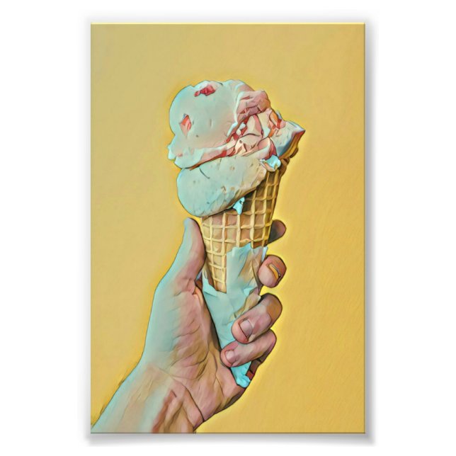 Eiscreme Fotodruck (Vorne)