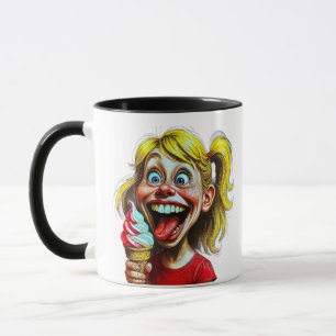 Eiscreme-Freuden-Ausbruch Tasse