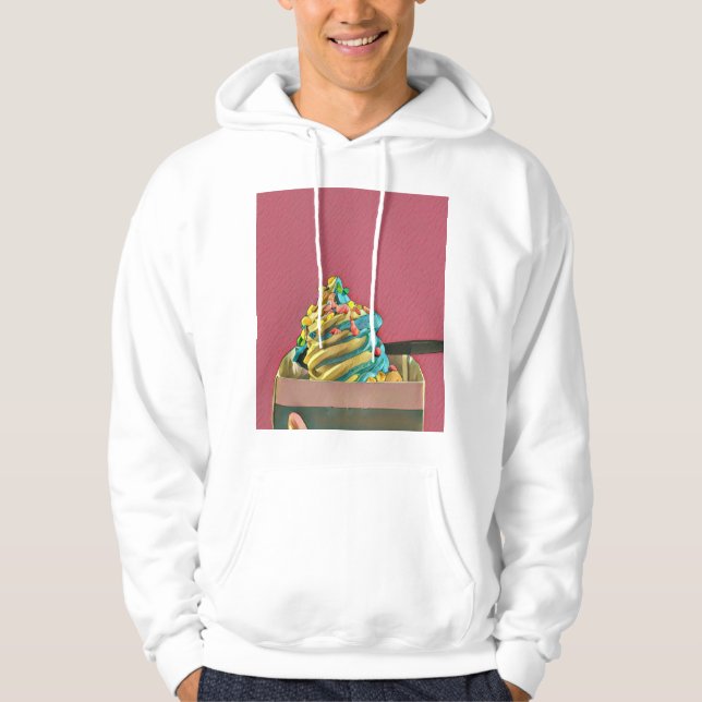 Eiscreme für Kinder Hoodie (Vorderseite)