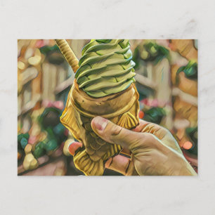 Eiscreme für Kinder Postkarte