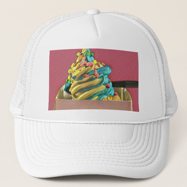 Eiscreme für Kinder Truckerkappe (Vorderseite)