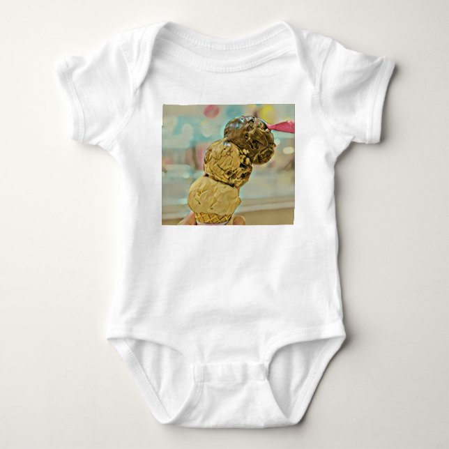 Eiscreme Geburtstagsgeschenk Baby Strampler (Vorderseite)