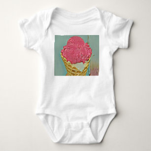 Eiscreme Geburtstagsgeschenk Baby Strampler