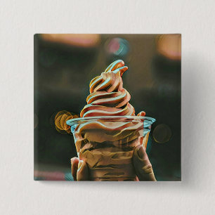 Eiscreme Geburtstagsgeschenk Button