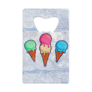 Eiscreme Geldbeutel Flaschenöffner
