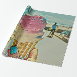 Eiscreme Geschenkpapier