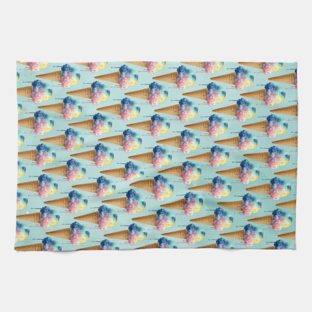 Eiscreme Geschirrtuch (Horizontal)