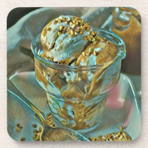 Eiscreme Getränkeuntersetzer