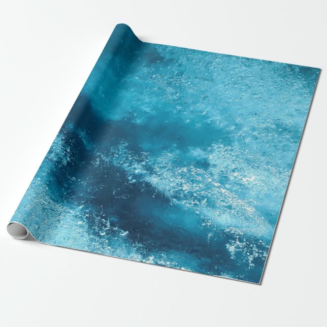 Eiscreme-Gletscher, gefroren Geschenkpapier (Ungerollt)