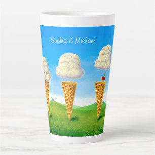 Eiscreme, Heißluftballon, Whimsical, Namen Milchtasse