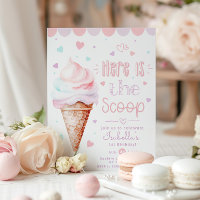 Eiscreme Herstellt die Kuppelpastel 1. Geburtstag