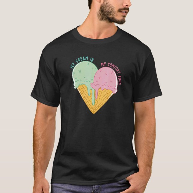 Eiscreme Herz Sommer Eisdiele Ristorante da Valent T-Shirt (Vorderseite)
