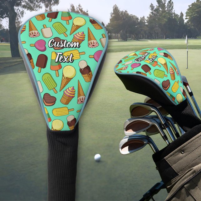 Eiscreme-Hintergrund Golf Headcover (Von Creator hochgeladen)