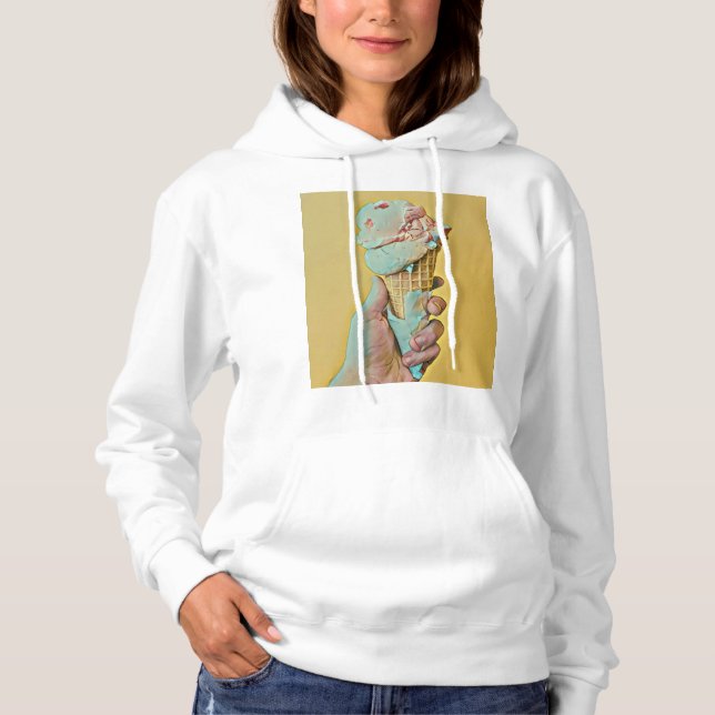 Eiscreme Hoodie (Vorderseite)
