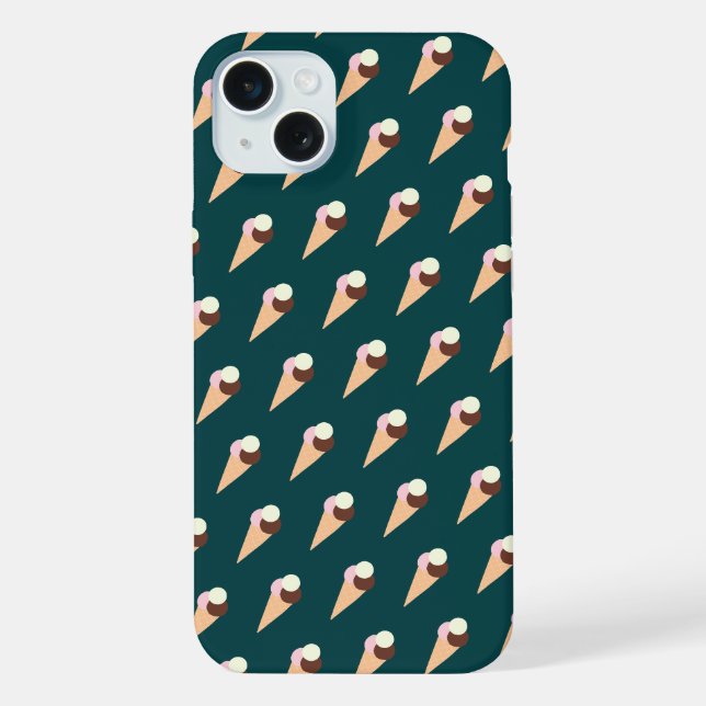 Eiscreme iPhone 15 Plus Hülle (Rückseite)