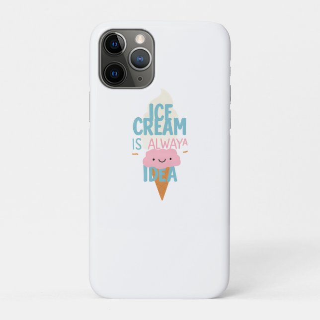 Eiscreme ist immer eine gute Idee 🍦 | Niedliche P Case-Mate iPhone Hülle (Rückseite)