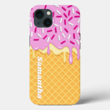 Eiscreme Kawaii Waffle Cone Popsicle