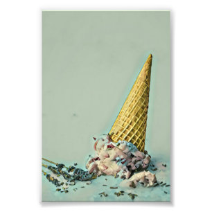 Eiscreme-Kegel für Eiscreme-Liebhaber Fotodruck
