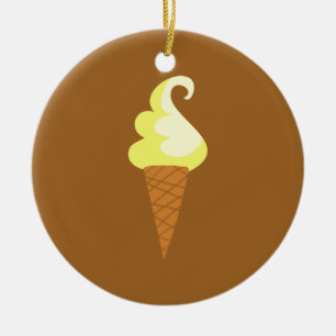 Eiscreme Keramik Ornament