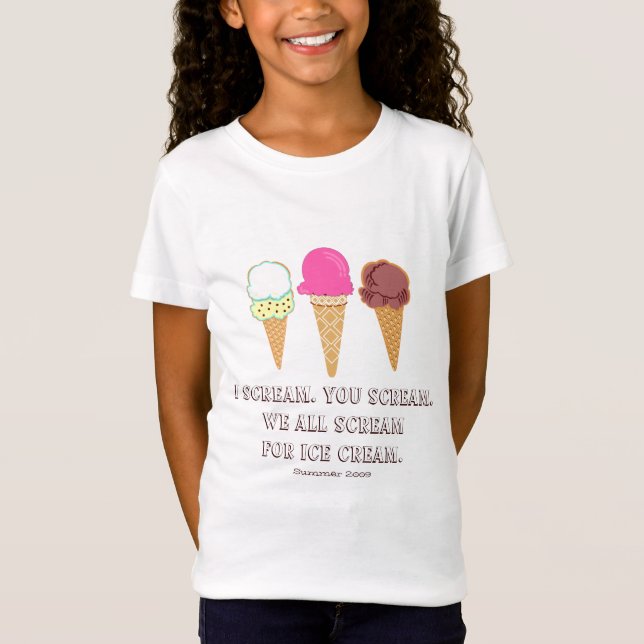 Eiscreme Kids Shirt (Vorderseite)