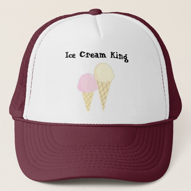Eiscreme King Truckerkappe (Vorderseite)