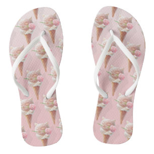 Eiscreme Kitty - Rosy & Dreamy Flip Flops