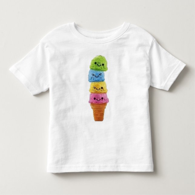 Eiscreme Kleinkind T-shirt (Vorderseite)