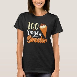 Eiscreme-Kone 100 Tage Schullehrer Mädchen B T-Shirt