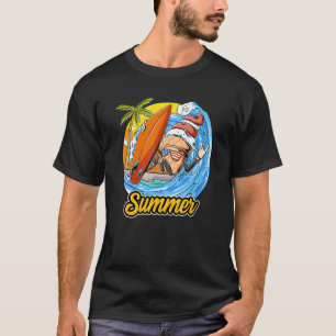Eiscreme Kone Surfen Wellen Surfbrett T-Shirt
