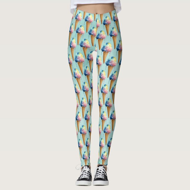 Eiscreme Leggings (Vorderseite)