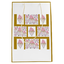 Eiscreme-Legierung in Karamelll Mittlere Geschenktüte