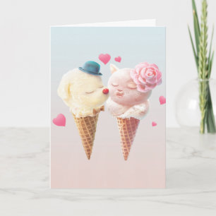 Eiscreme Liebe Karte