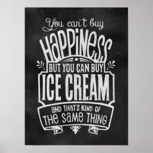 Eiscreme-Liebhaber-Plakat Poster