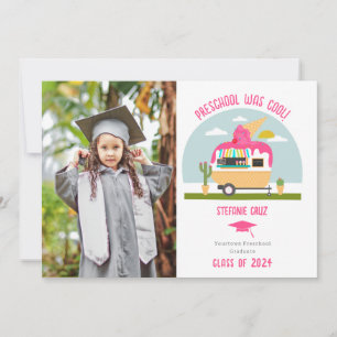 Eiscreme LKW Foto Kinder Abschluss Vorschule Karte