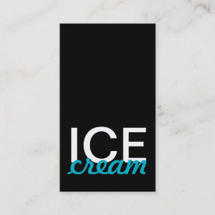 Eiscreme-Lochkarte Treuekarte