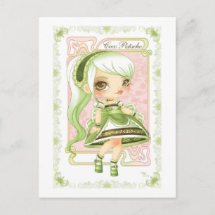 Eiscreme Lolita Coco Pistache Postkarte