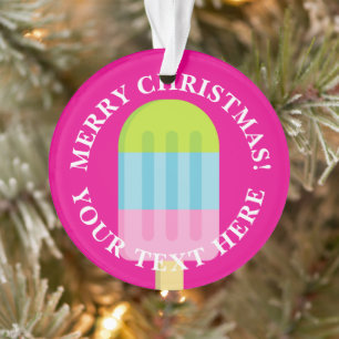 Eiscreme-Lutscher-Weihnachtsbaum-Schmuck-Geschenk Ornament