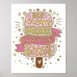 Eiscreme macht alles besser - Buchstaben Foliendrucke<br><div class="desc">Dieses köstliche Poster zeigt das inspirierend Zitat "Eiscreme macht alles besser" in schöner Schrift, Set vor einem atemberaubenden Hintergrund. Dieses auf hochwertigem Papier gedruckte Poster ist eine perfekte Ergänzung zu jeder Eis-Liebhaber-Kollektion. Es ist in verschiedenen Größen erhältlich, um Ihren Raum und die Dekoration Anzug. Egal, ob Sie Ihre Küche aufhellen...</div>