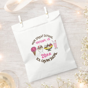 Eiscreme macht aus Ihrem eigenen Party Geschenktütchen