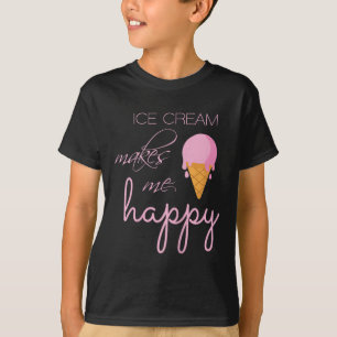 Eiscreme macht mich glücklich, Niedliche Sommer-Li T-Shirt
