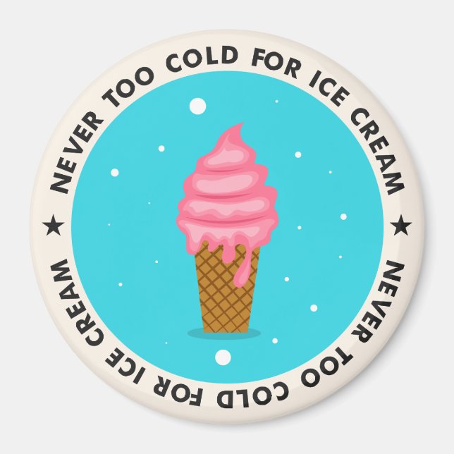 Eiscreme Magnet (Vorne)