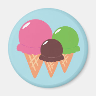 Eiscreme Magnet