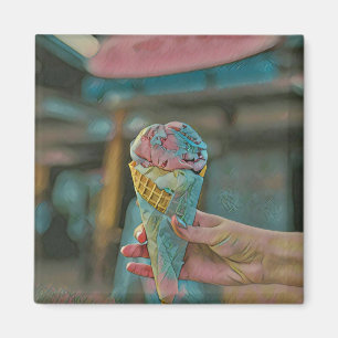 Eiscreme Magnet