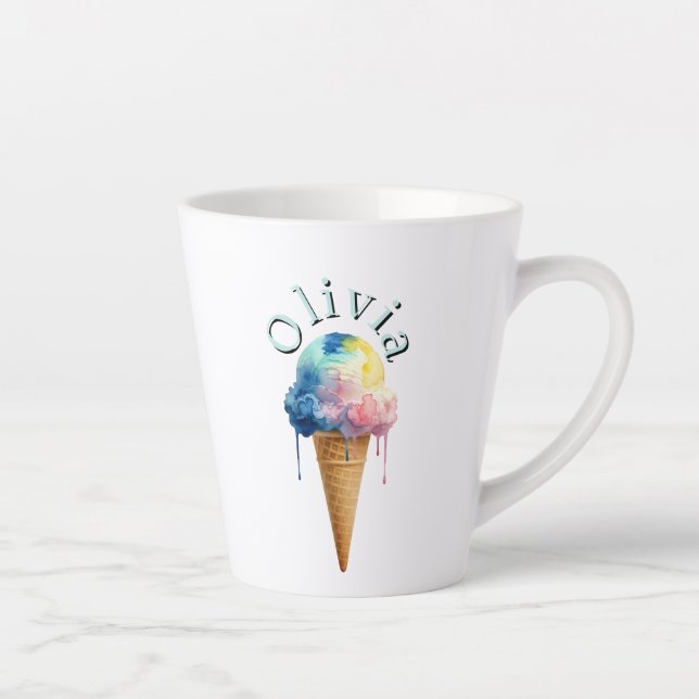 Eiscreme Milchtasse (Rechts)