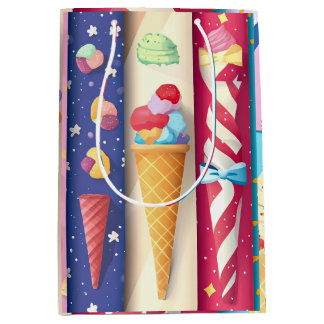 Eiscreme Mittlere Geschenktüte