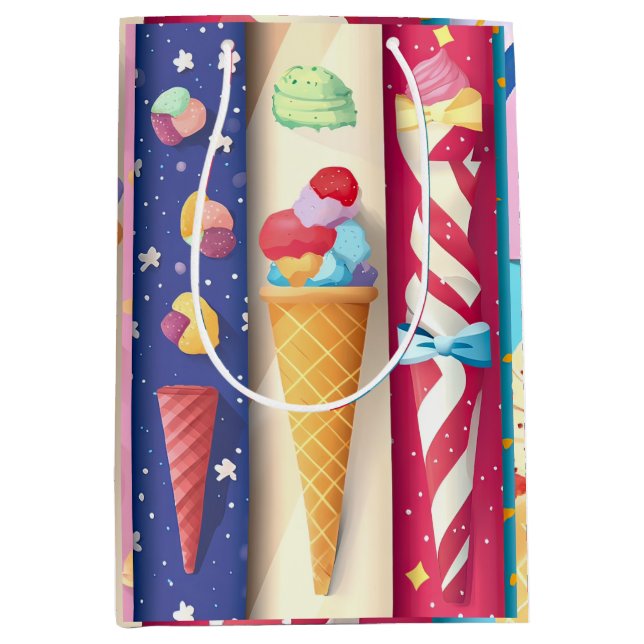 Eiscreme Mittlere Geschenktüte (Vorderseite)