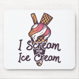 Eiscreme Mousepad