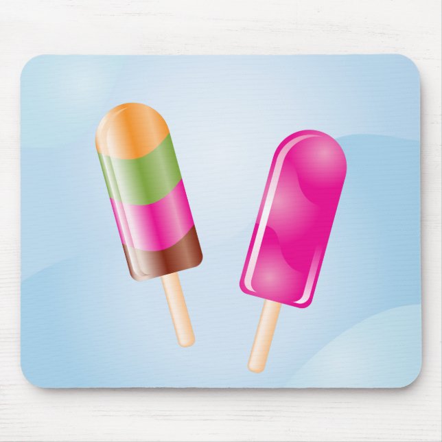 Eiscreme Mousepad (Vorne)