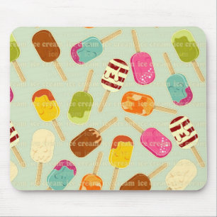 Eiscreme-Muster Mousepad